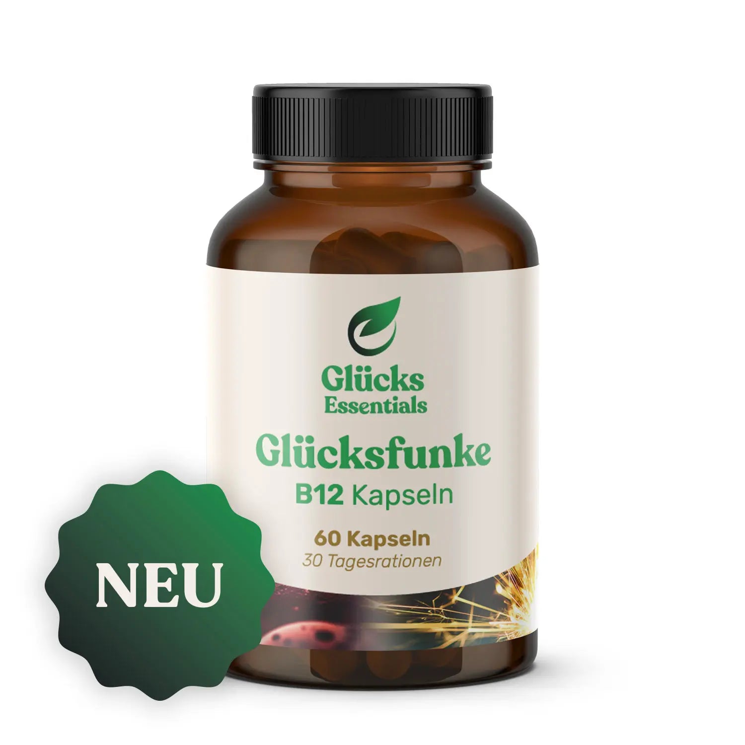 Glücksfunke - Vitamin B12 - 60 Kapseln