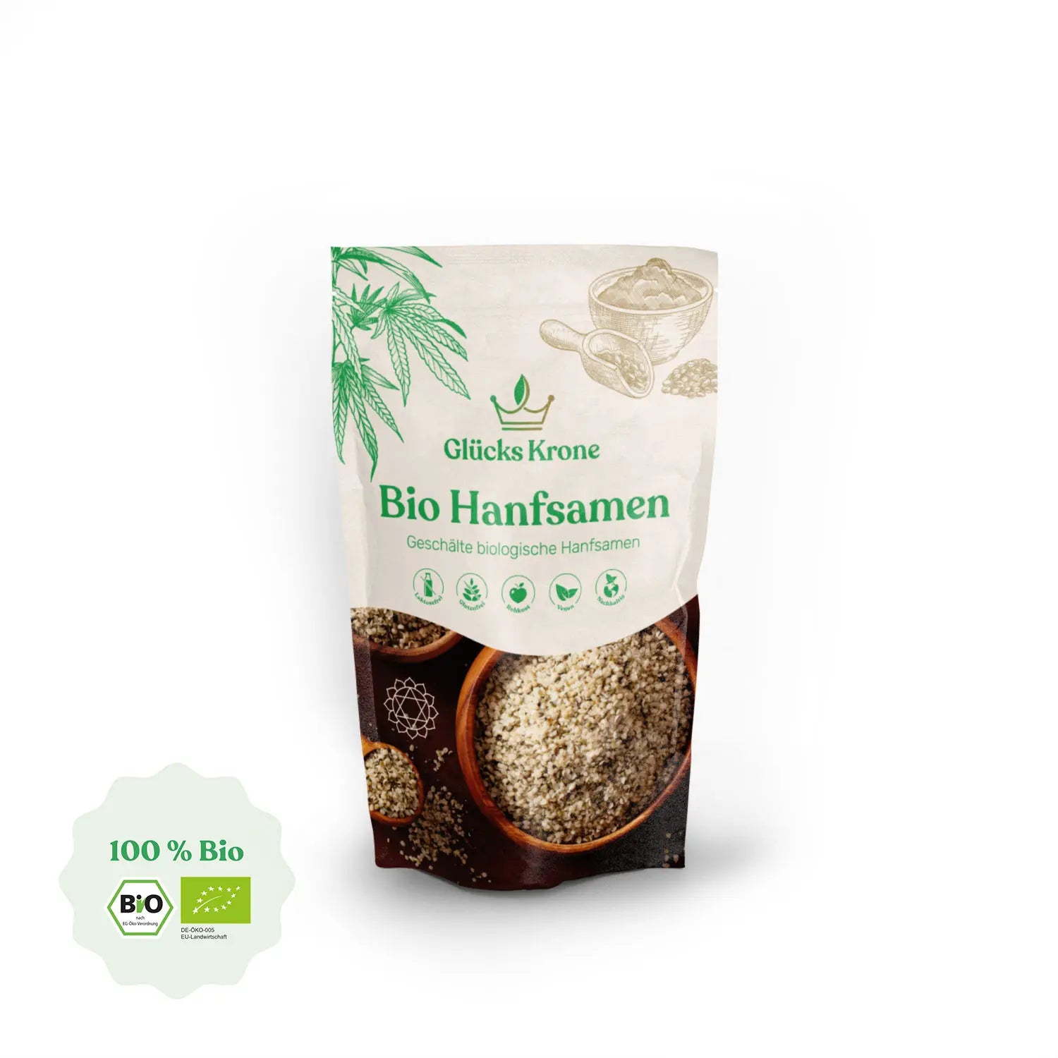 Bio Hanfsamen (Omega 3 Power) - 250g