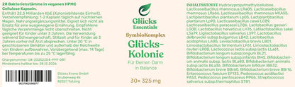Glücks Kolonie (Darm Mikrobiom) - 30 Kapseln