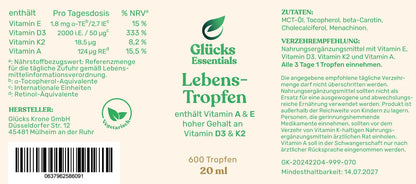 Lebens-Tropfen 2.000 IE (D/E/K/A) - 20ml