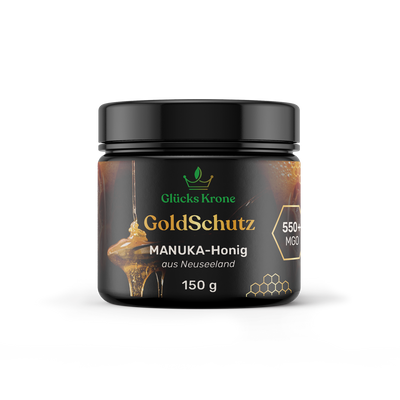 GoldSchutz - Premium Manuka Honig - 550+ MGO - 150 g - aus Neuseeland