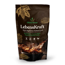LebensKraft - Rohkakao mit 4 Pilzpulvern & Vanille  - 333g