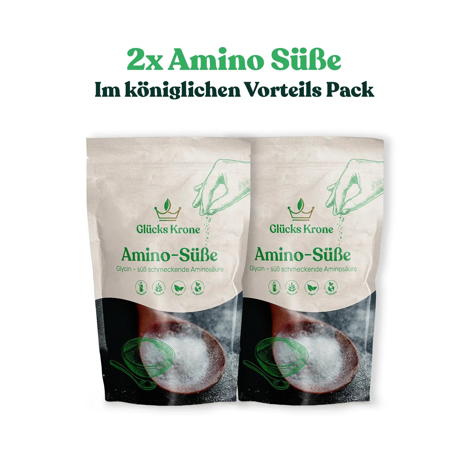 2x Amino-Süße (Alternative Süße aus Glycin)