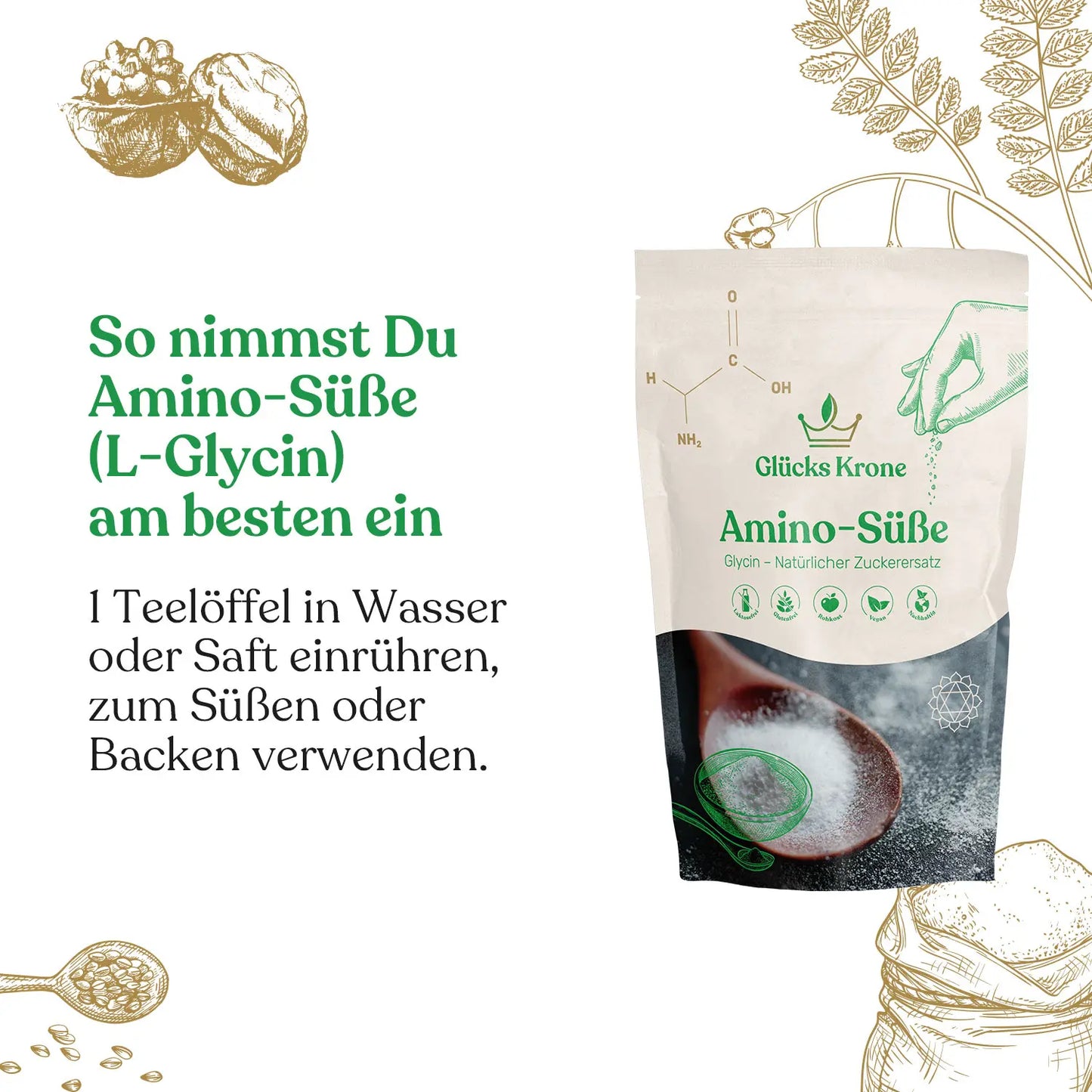 2x Amino-Süße (Natürliche Süße)