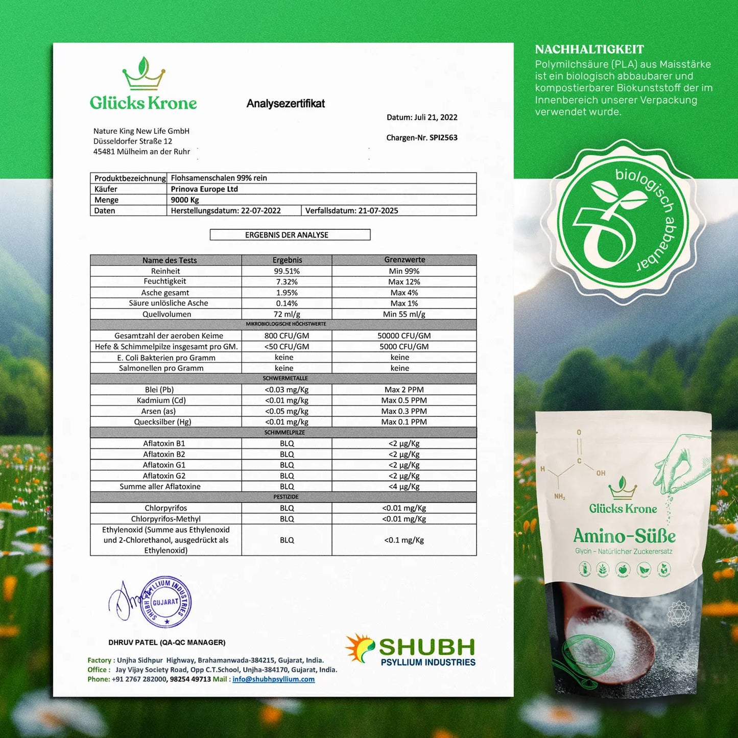 2x Amino-Süße (Natürliche Süße)