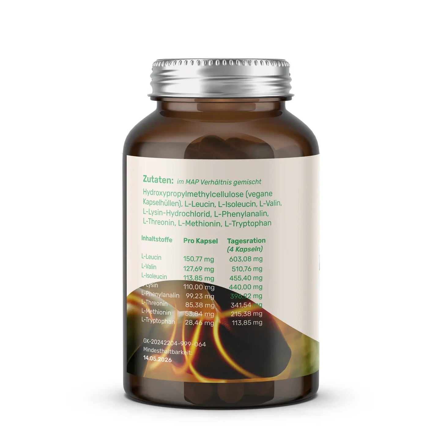 Muskel Fokus - EAAs essentielle Aminosäuren - 120 Stück