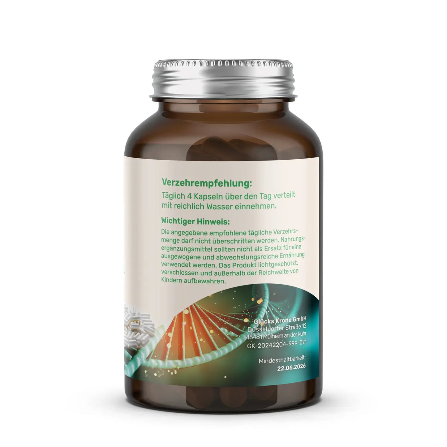 Zellenaufbau - EAAs essentielle Aminosäuren - 120 Stück
