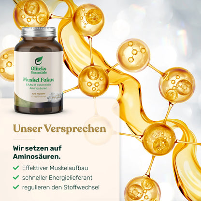 Muskel Fokus - EAAs essentielle Aminosäuren - 120 Stück
