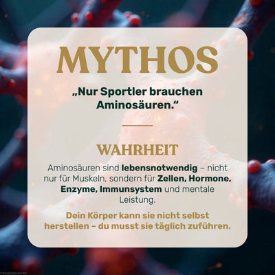 Zellenaufbau - EAAs essentielle Aminosäuren - 120 Stück
