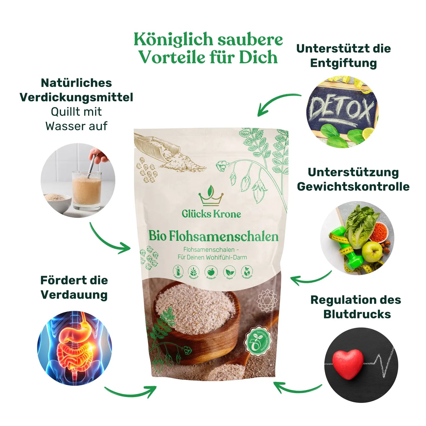 Bio Flohsamenschalen - 250g