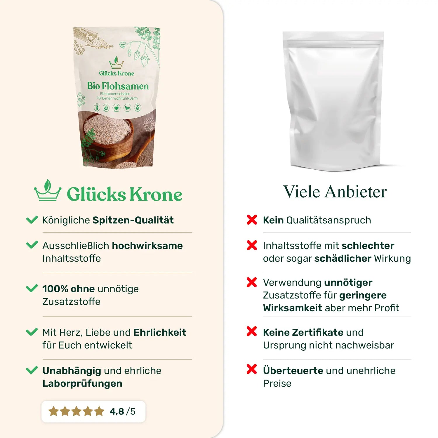 Bio Flohsamenschalen - 250g