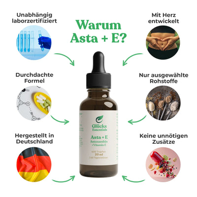Asta + E - Astaxanthin + Vitamin E - 20 ml