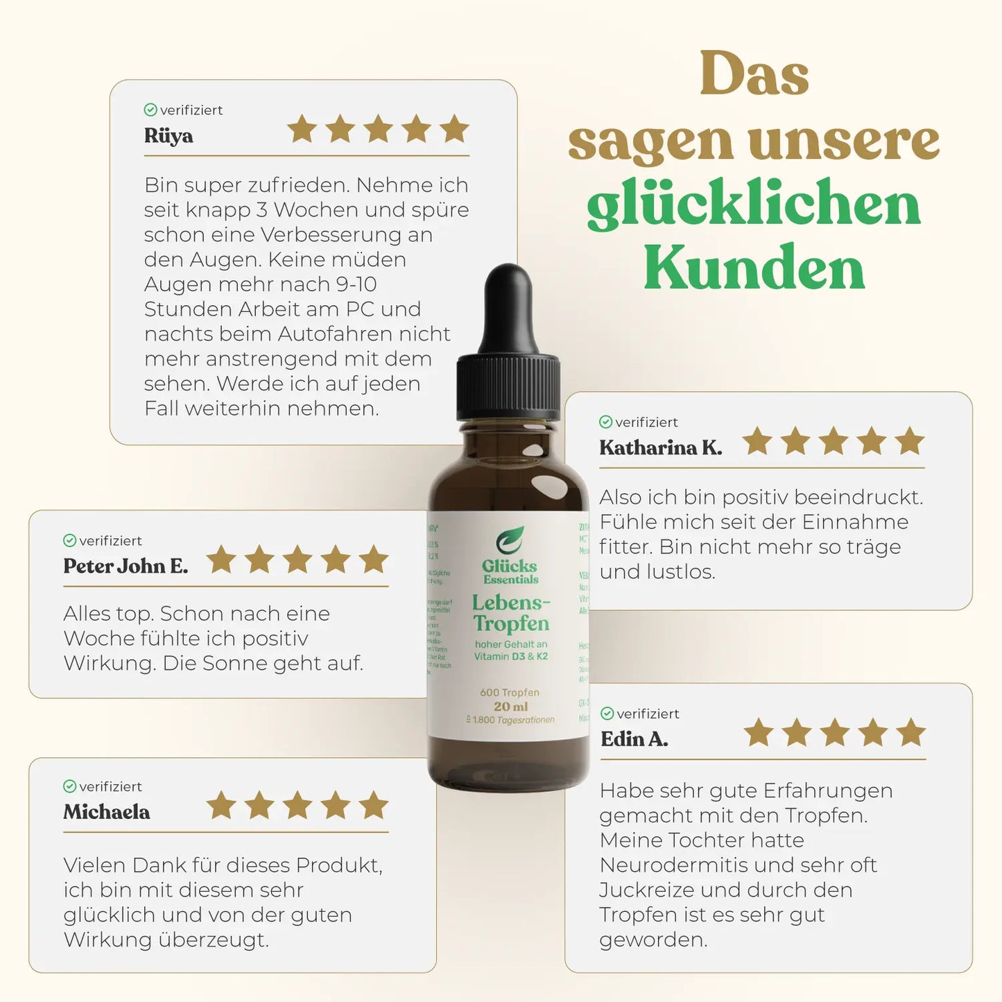 Lebens-Tropfen 2.000 IE (D3 & K2) - 20ml