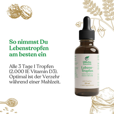 Lebens-Tropfen 2.000 IE (D3 & K2) - 20ml