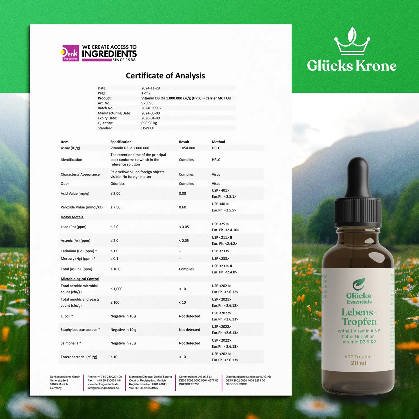 Lebens-Tropfen 2.000 IE (D/E/K/A) - 20ml
