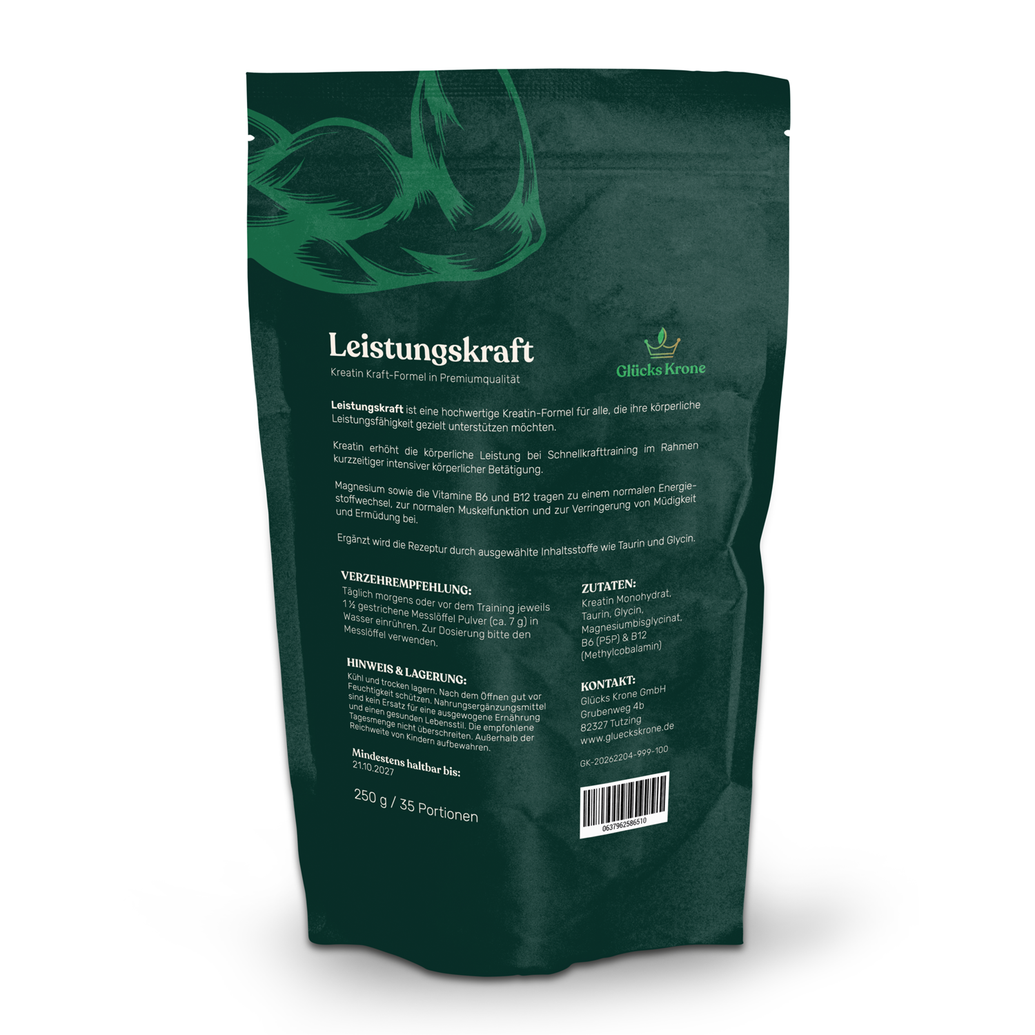 LeistungsKraft - Premium Kreatin Formel - Pulver 250g