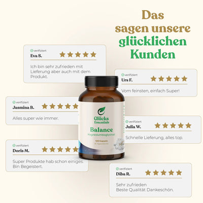 Balance (Magnesium Bisglycinat) - 120 Kapseln - 30 Tagesrationen