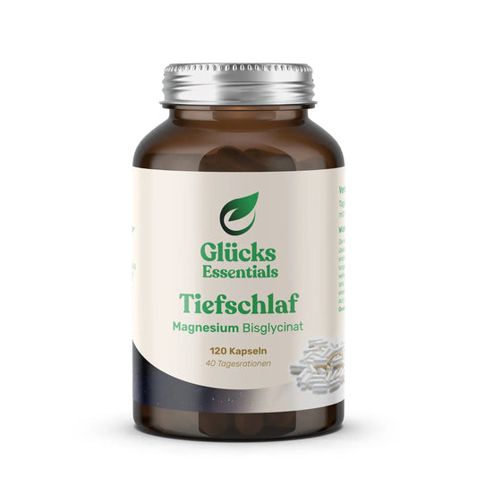 Tiefschlaf - Magnesium Bisglycinat - 120 Kapseln - 40 Tagesrationen