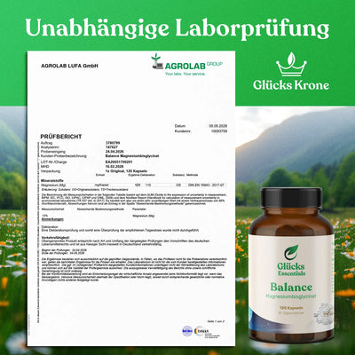 Balance (Magnesium Bisglycinat) - 120 Kapseln - 30 Tagesrationen