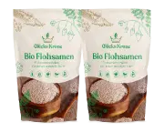 2 Stück Bio Flohsamenschalen - 250g