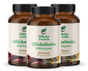 3 Stück Glücksfunke - Vitamin B12 - 60 Kapseln