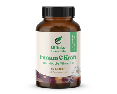 1 Stück Immun C Kraft - Vitamin C aus Hagebutte - 60 Kapseln