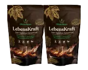 2 Stück LebensKraft - Rohkakao mit 4 Pilzpulvern & Vanille  - 333g