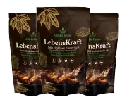 3 Stück LebensKraft - Rohkakao mit 4 Pilzpulvern & Vanille  - 333g