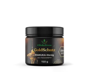 1 Stück GoldSchutz - Premium Manuka Honig - 550+ MGO - 150 g - aus Neuseeland