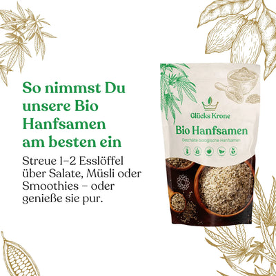 Bio Hanfsamen (Omega 3 Power) - 250g