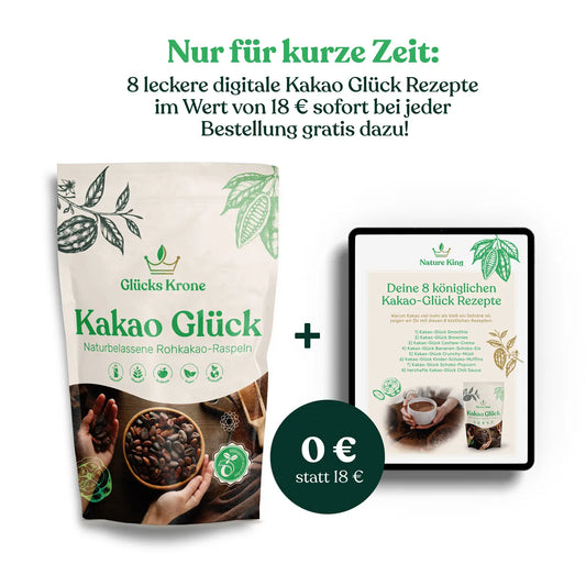 Bio Kakao Glück (100% Bio Roh Kakao) - 250g