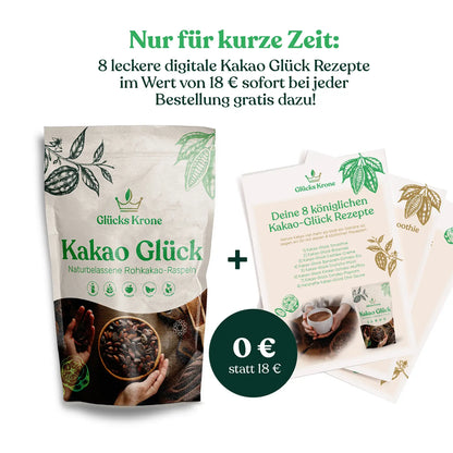 Bio Kakao Glück (100% Bio Roh Kakao) - 250g
