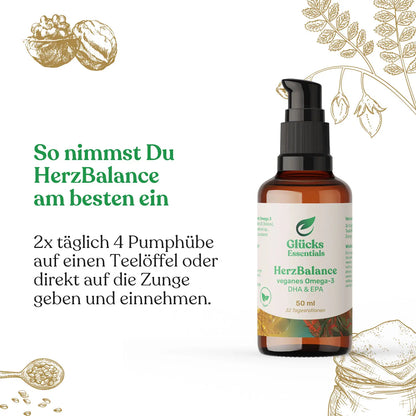 HerzBalance - Omega 3 DHA/EPA vegan - 50 ml