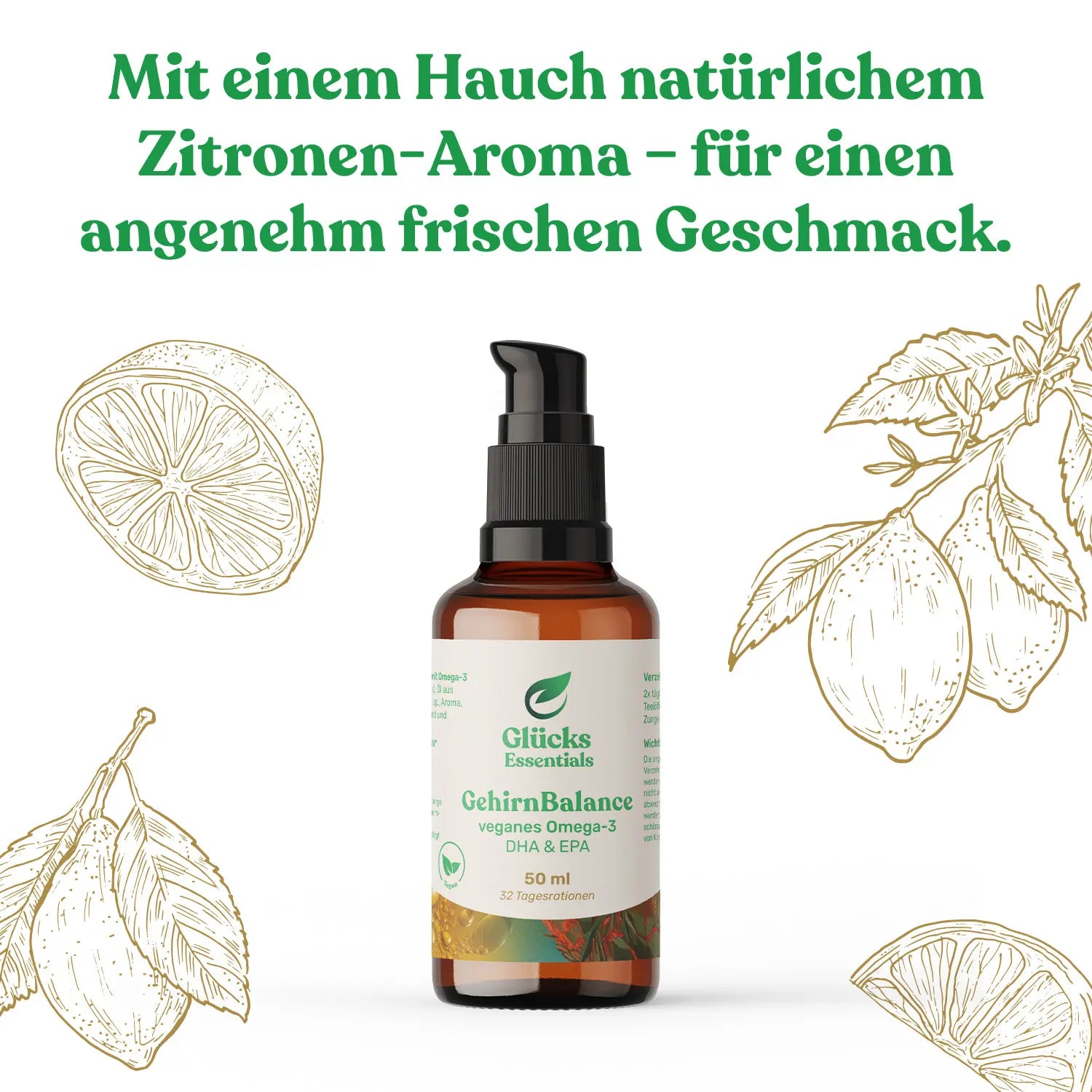 GehirnBalance - Omega 3 DHA/EPA vegan - 50 ml