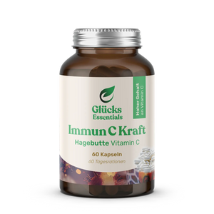 Immun C Kraft - Vitamin C aus Hagebutte - 60 Kapseln