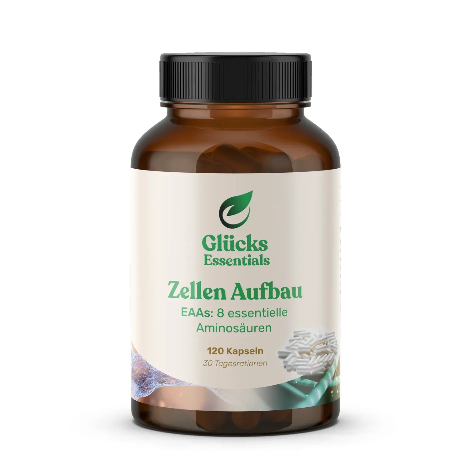 Zellenaufbau - EAAs essentielle Aminosäuren - 120 Stück