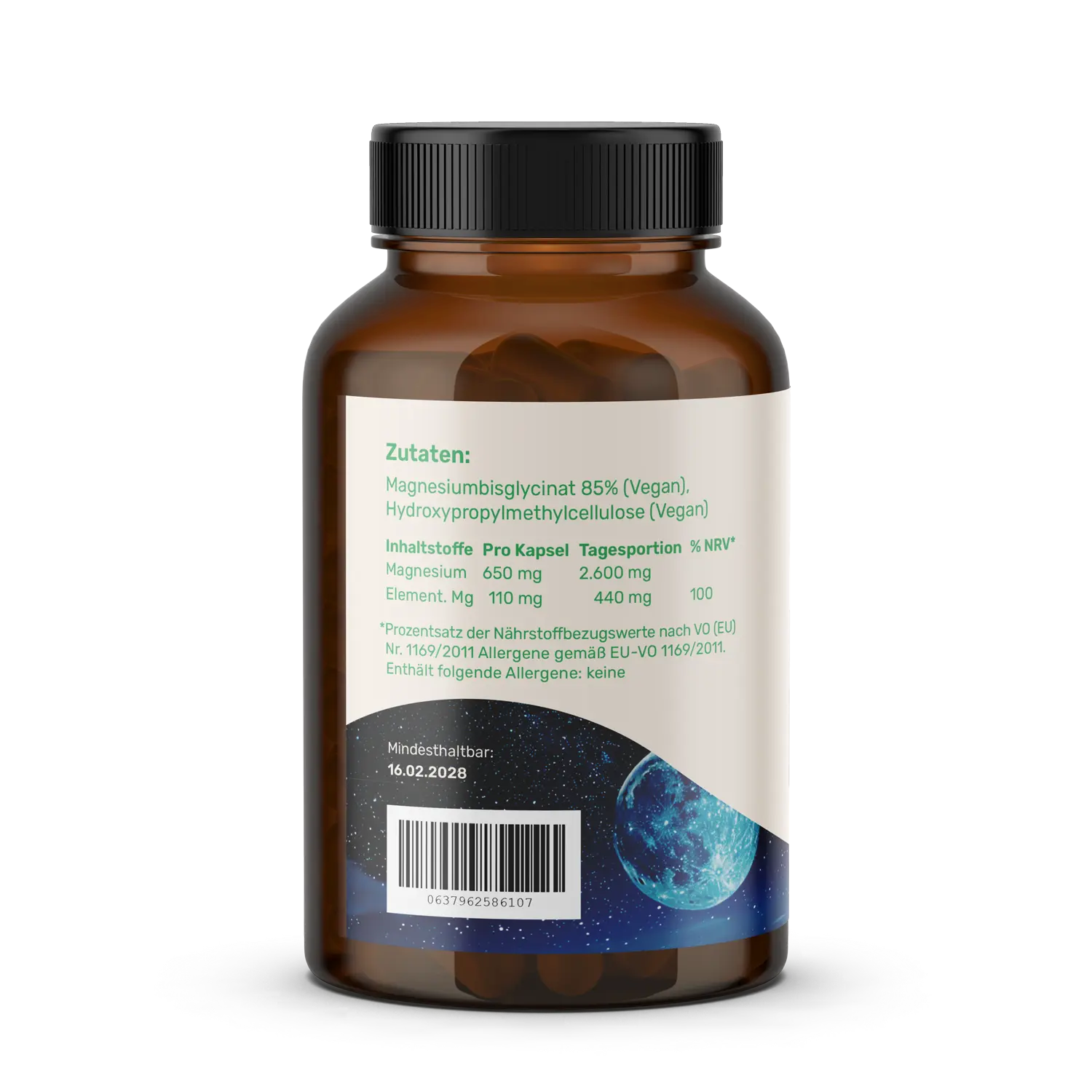 Balance (Magnesium Bisglycinat) - 120 Kapseln - 30 Tagesrationen