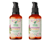 2 Stück Schlauzauber + gratis glücksi Buch - Omega 3 DHA/EPA für Kinder - 50ml